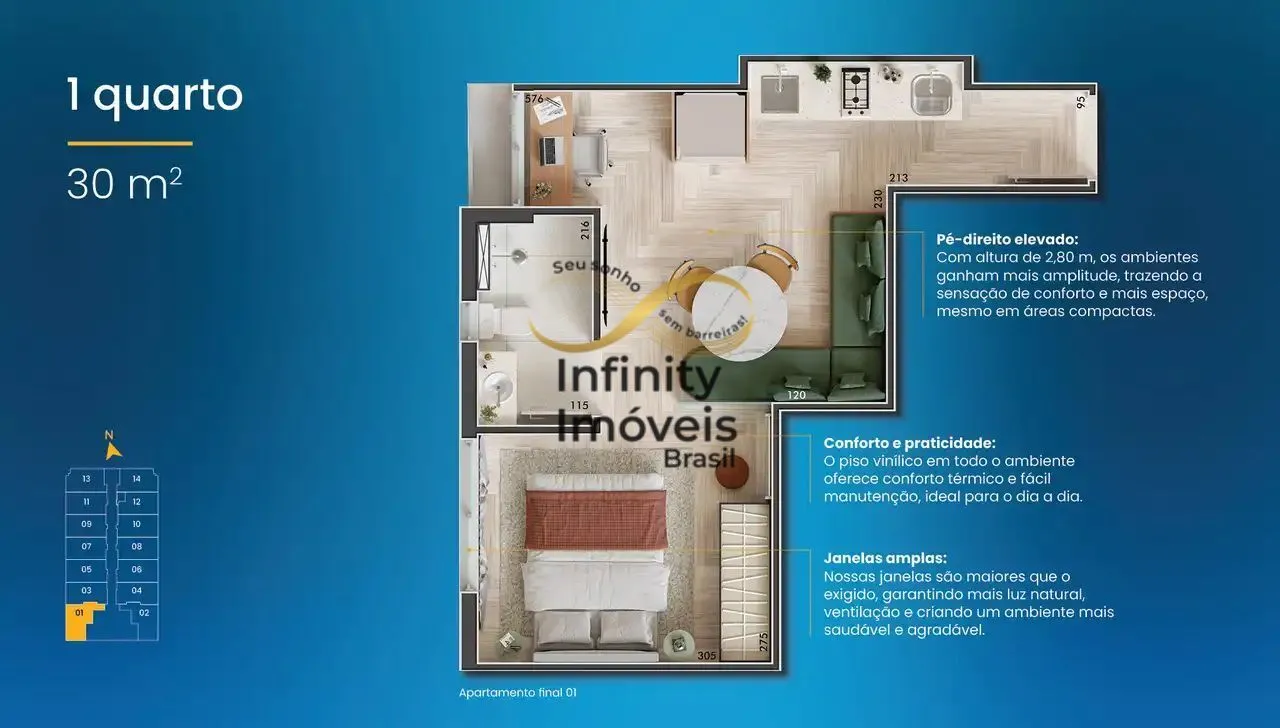 Imagem Float São Paulo - Apartamento à venda no bairro Centro - Belo Horizonte/MG
