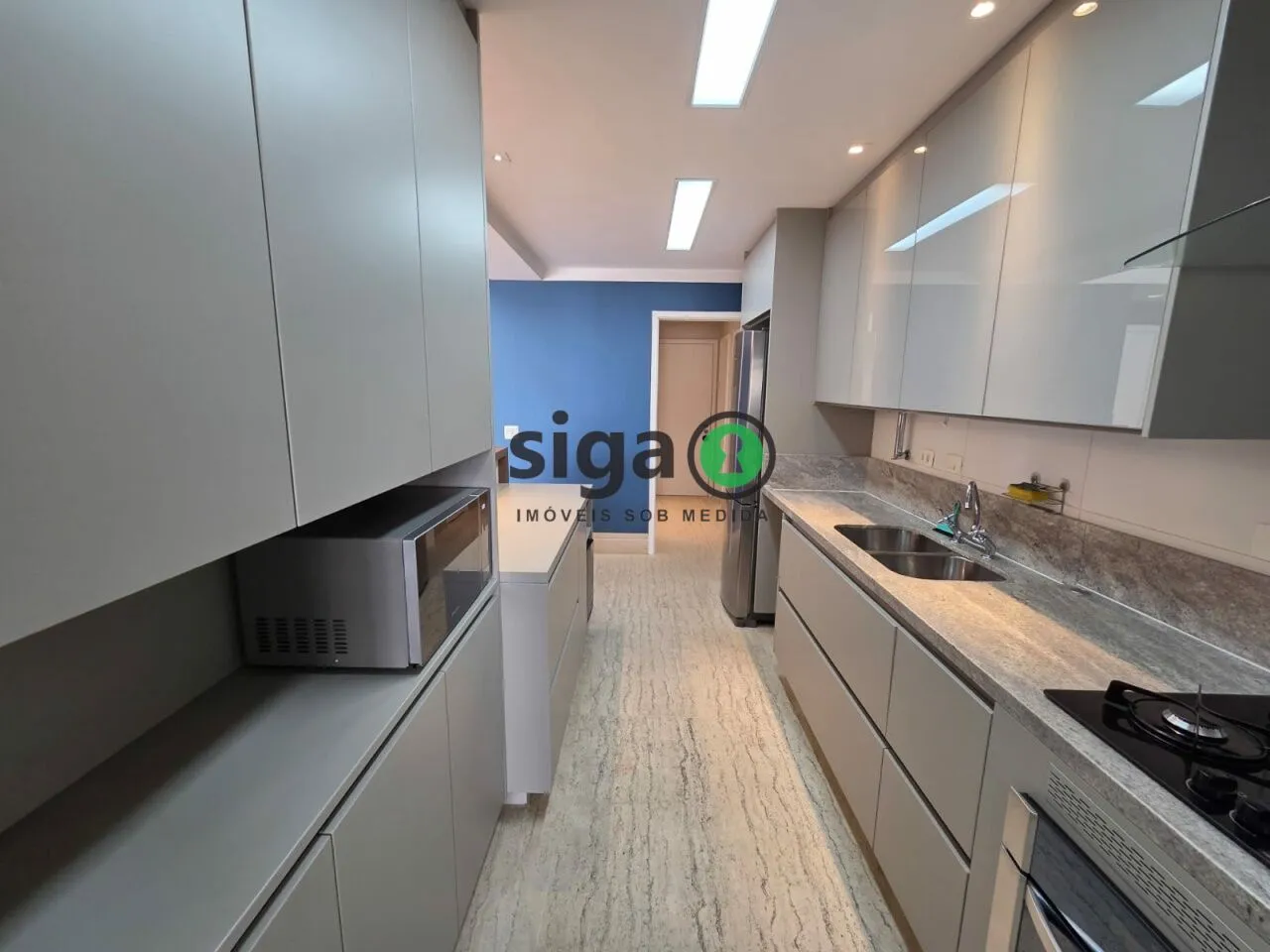 Imagem Apartamento Brooklin 134 m² 3 suítes pé direito duplo varanda gourmet churrasqueira