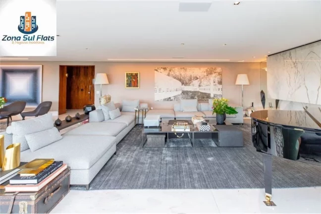 Imagem Apartamento Alto Padrão à Venda No Campo Belo Com 4 Suítes e 5 Vagas