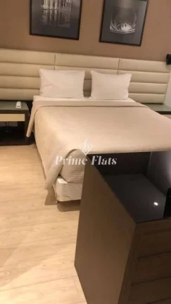 Imagem Flat disponível para locação no Staybridge Suítes São Paulo, com 38m², 1 dormitório e 1 vaga