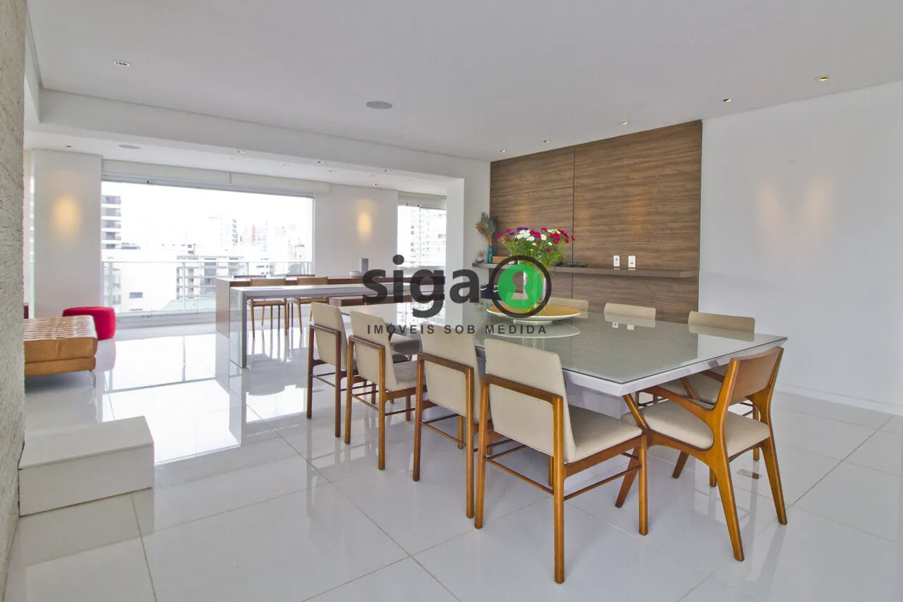 Imagem partamento De Luxo Mobiliado À Venda No Campo Belo | 442 m² | Andar Alto | 4 Suítes | 6 Vagas | Club