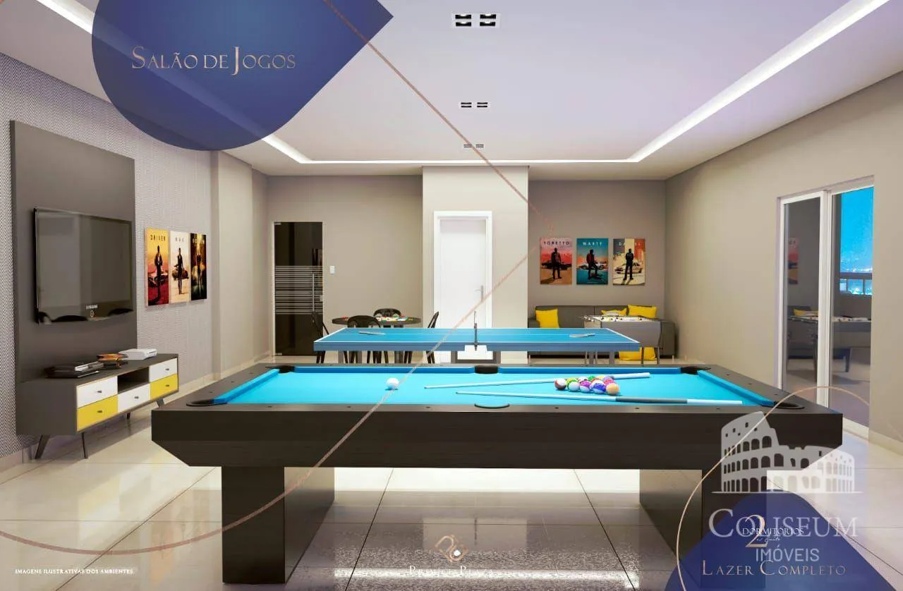 Imagem Apartamento com 2 dormitórios à venda, 65 m² por R$ 470.000,00 - Vila Guilhermina - Praia Grande/SP