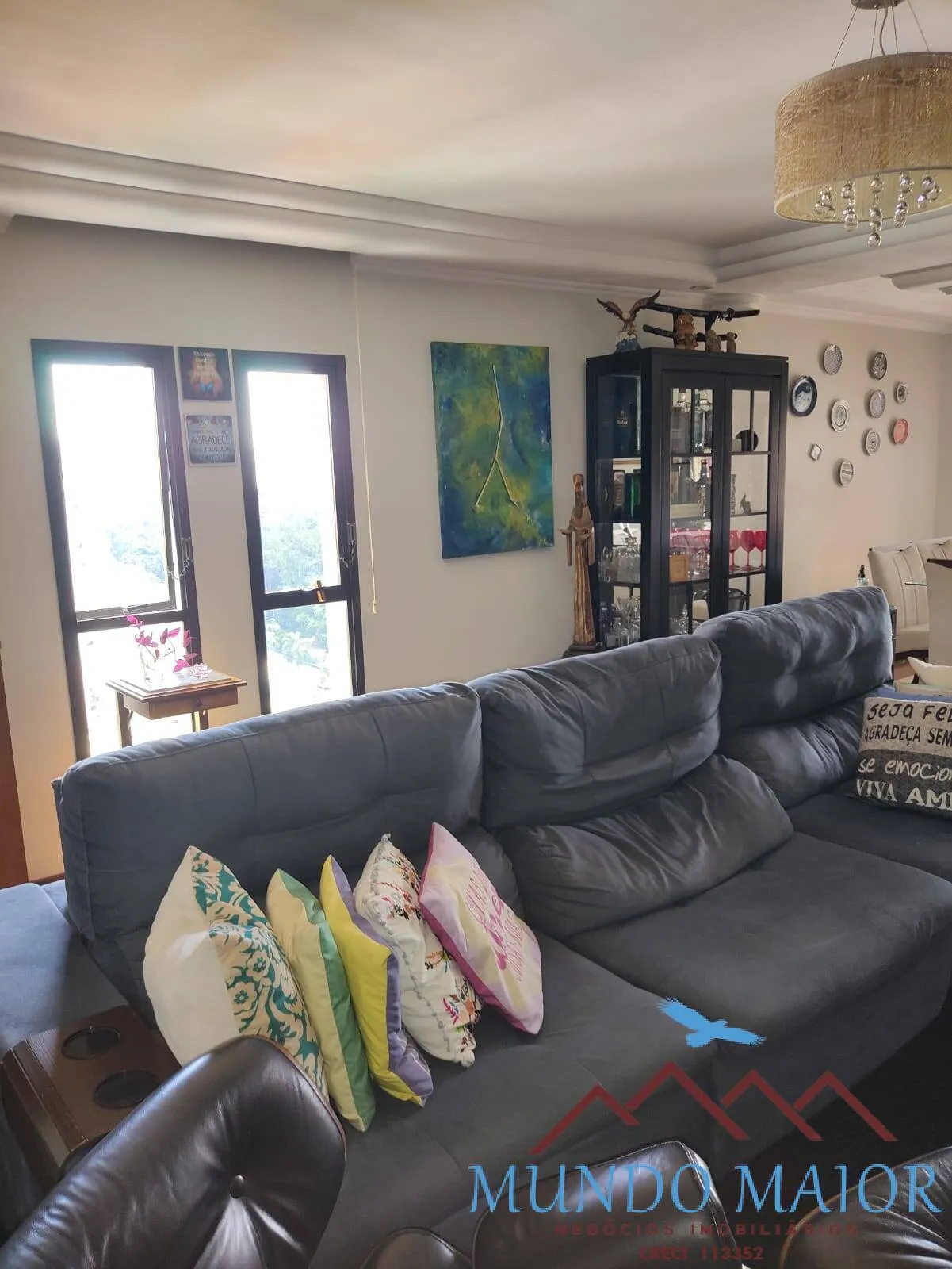 Imagem Apto com 3 quartos e 1 suite e 2 vagasa 150 m² Porteira fechada B.Jardim