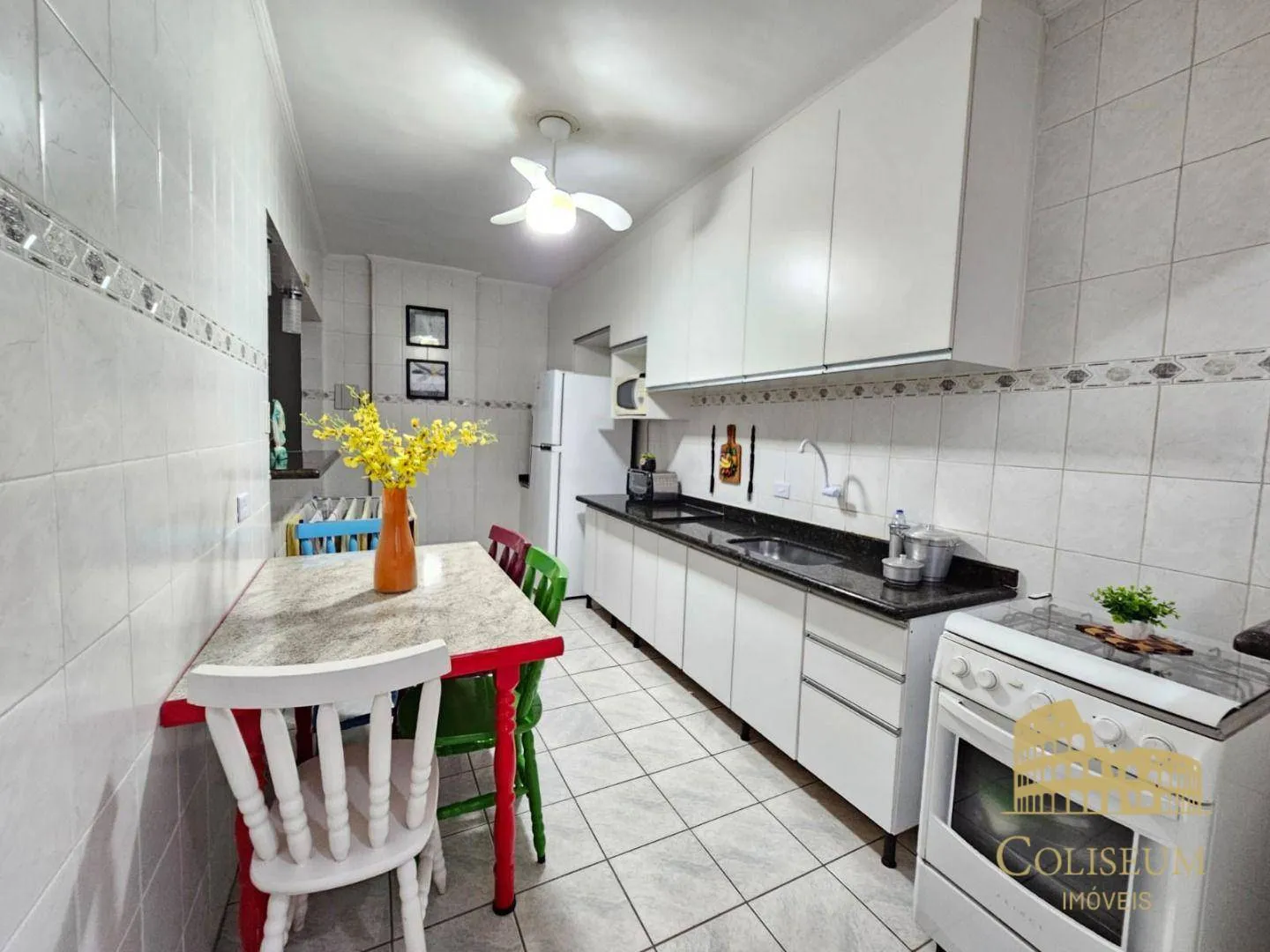 Imagem Apartamento com 2 dormitórios à venda, 87 m² por R$ 455.000,00 - Vila Assunção - Praia Grande/SP