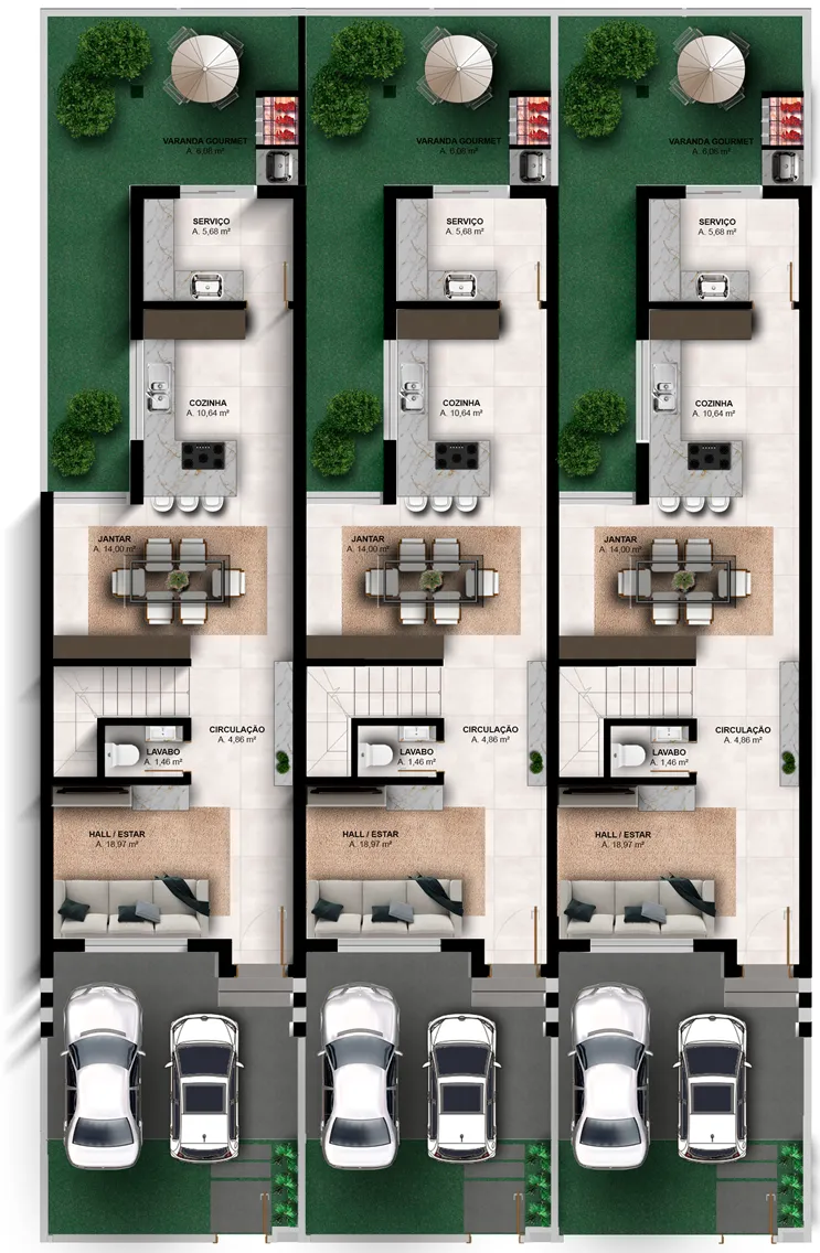 Imagem Casa à venda em Caxias do Sul, Vinhedos, com 3 quartos, 155m2