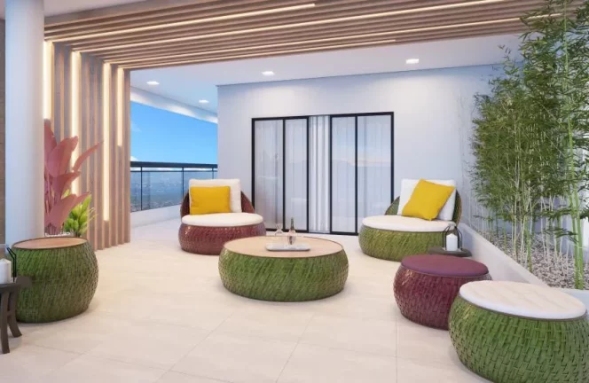 Imagem Apartamento para Venda em Praia Grande, Canto do Forte, 2 dormitórios, 2 suítes, 3 banheiros, 1 vaga