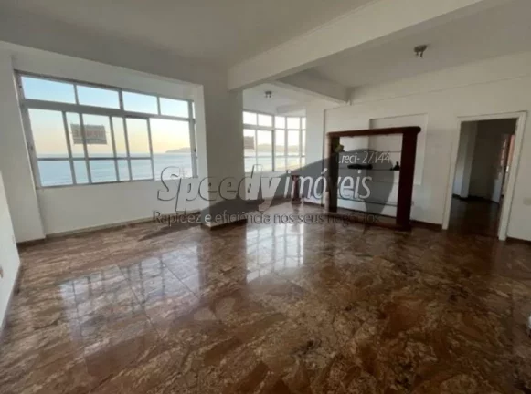 Imagem Apartamento em Santos na orla da praia.