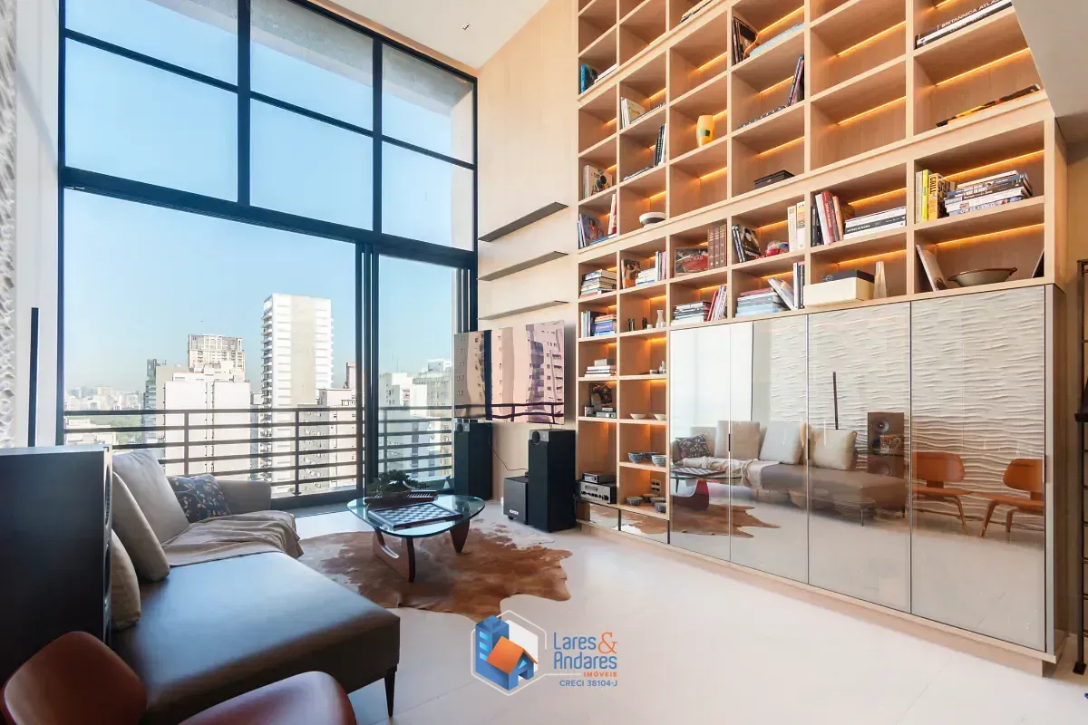 Imagem Duplex para venda em Jardim Paulista com 2 quartos, sendo 2 suítes, 108m²