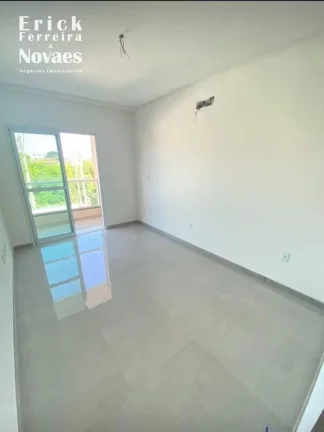 Imagem Casa a Venda na Praia do Morro-ES com 3 suítes sendo uma Suite master com Varanda, Sala de Estar e Jantar, quintal e Piscina e 2 vagas de garagem