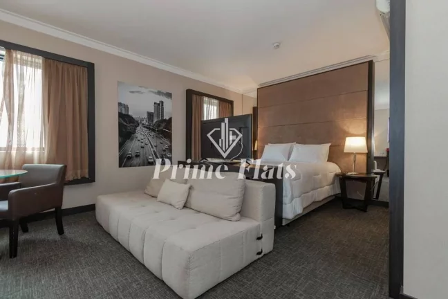 Imagem Flat disponível para venda no Novotel Jardins, com 30m², 1 dormitório e 1 vaga de garagem