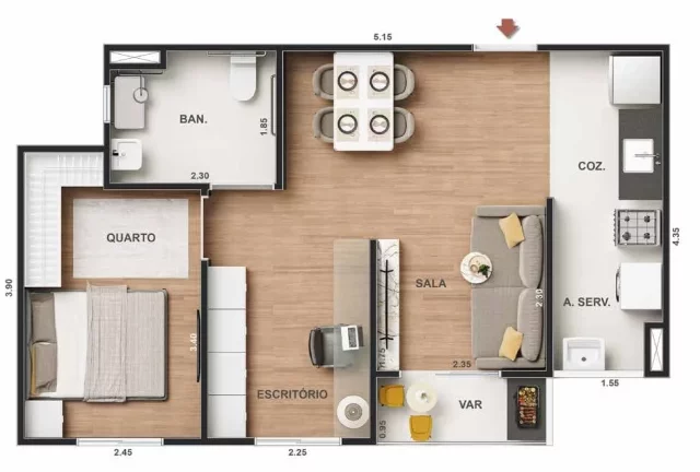 Imagem APARTAMENTO RESIDENCIAL em Rio de Janeiro - RJ, Freguesia (Jacarepaguá)