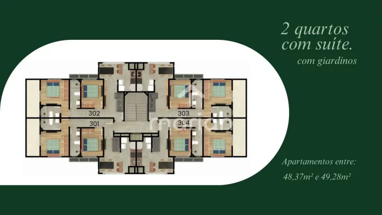 Imagem Apartamento com 2 quartos, Santo Antônio - Balneário Piçarras