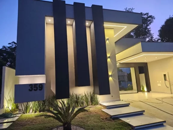 Imagem Casa nova em Alto Padrão, no condomínio Reserva do Parque , no bairro Ponta Negra , com 3 suítes e piscina com hidromassagem, aceita Financiamento