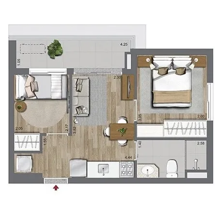 Imagem Apartamento em Campo Belo São Paulo SP