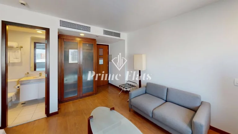 Imagem Flat disponível para locação no Wyndham Ibirapuera, com 27m², 1 dormitório e 1 vaga