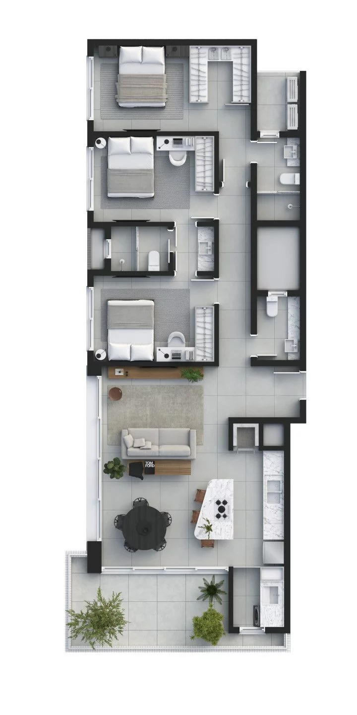 Imagem Apartamento 3 quartos para venda no bairro Centro em Torres
