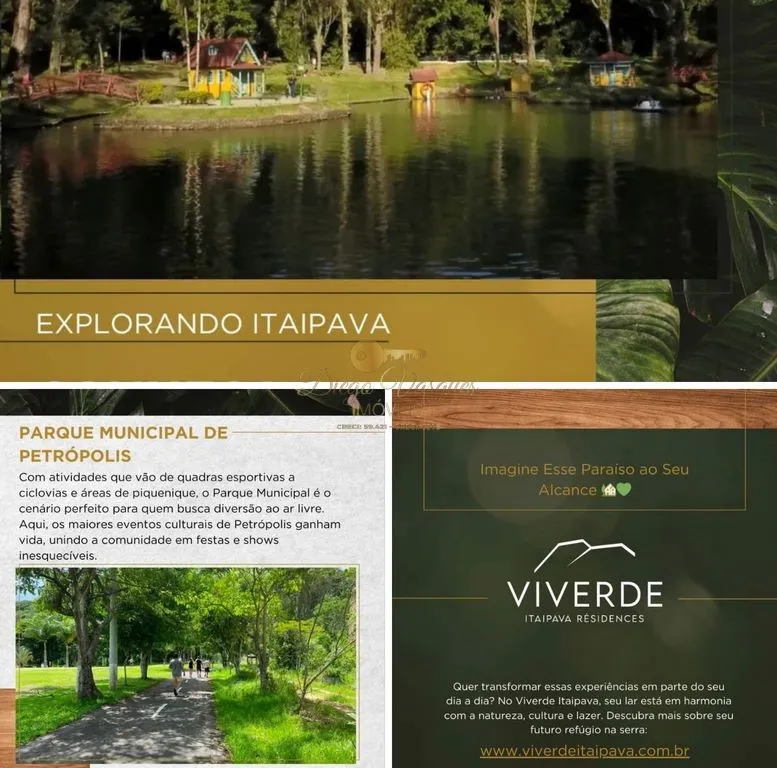 Imagem Casa em Condomínio para Venda em Petrópolis / RJ no bairro Itaipava