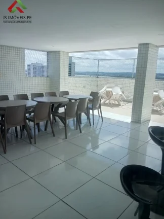 Imagem Apartamento de 3 quartos na Piedade, Jaboatão dos Guararapes-PE: 1 suíte, 2 salas, 3 banheiros, 1 vaga e 72m². Agende sua visita!