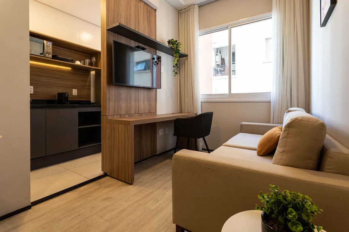 Imagem Apartamento com 1 Quarto para alugar, 35m² - Higienópolis