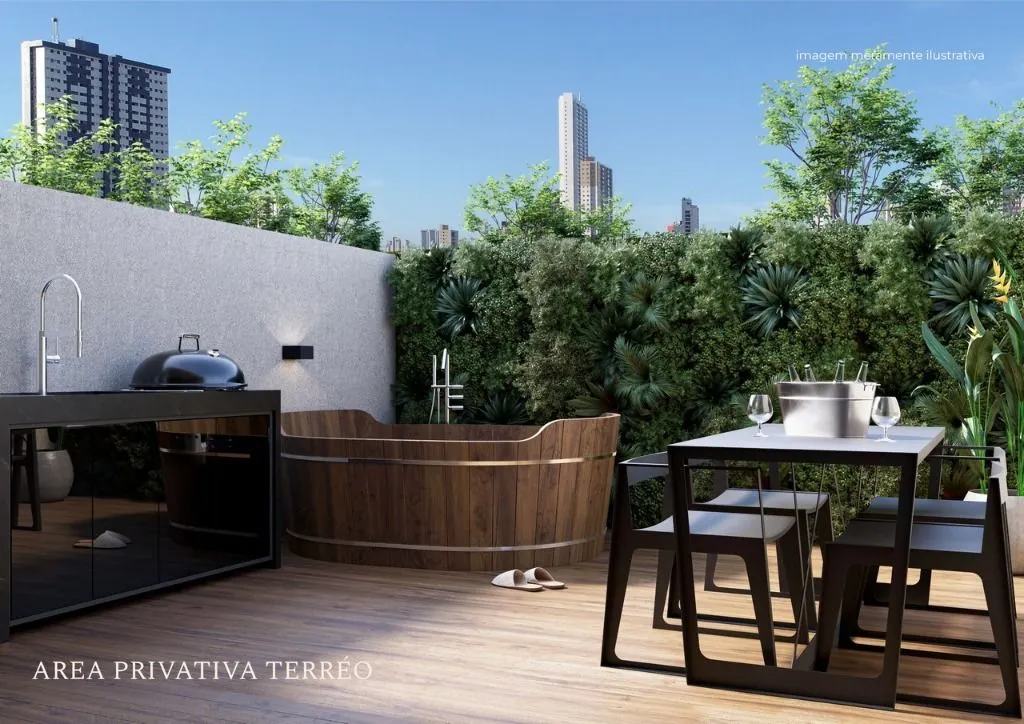 Imagem Flat com 1 dormitório à venda, 18 m² por R$ 386.126,00 - Tambaú - João Pessoa/PB