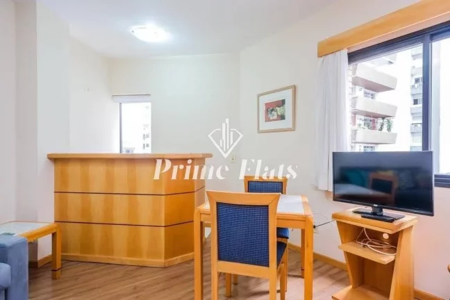 Imagem Flat disponível para venda no Hotel Hampton Park no Jardim Paulista, com 31m², 1 dormitório e 1 vaga