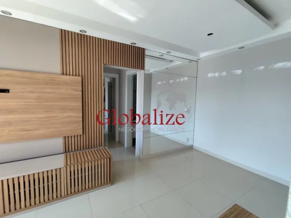 Imagem Apartamento à venda, 63m², 2 quartos, 1 suite, varanda, piscina, área verde por R$681.000,00 no Marapé em Santos