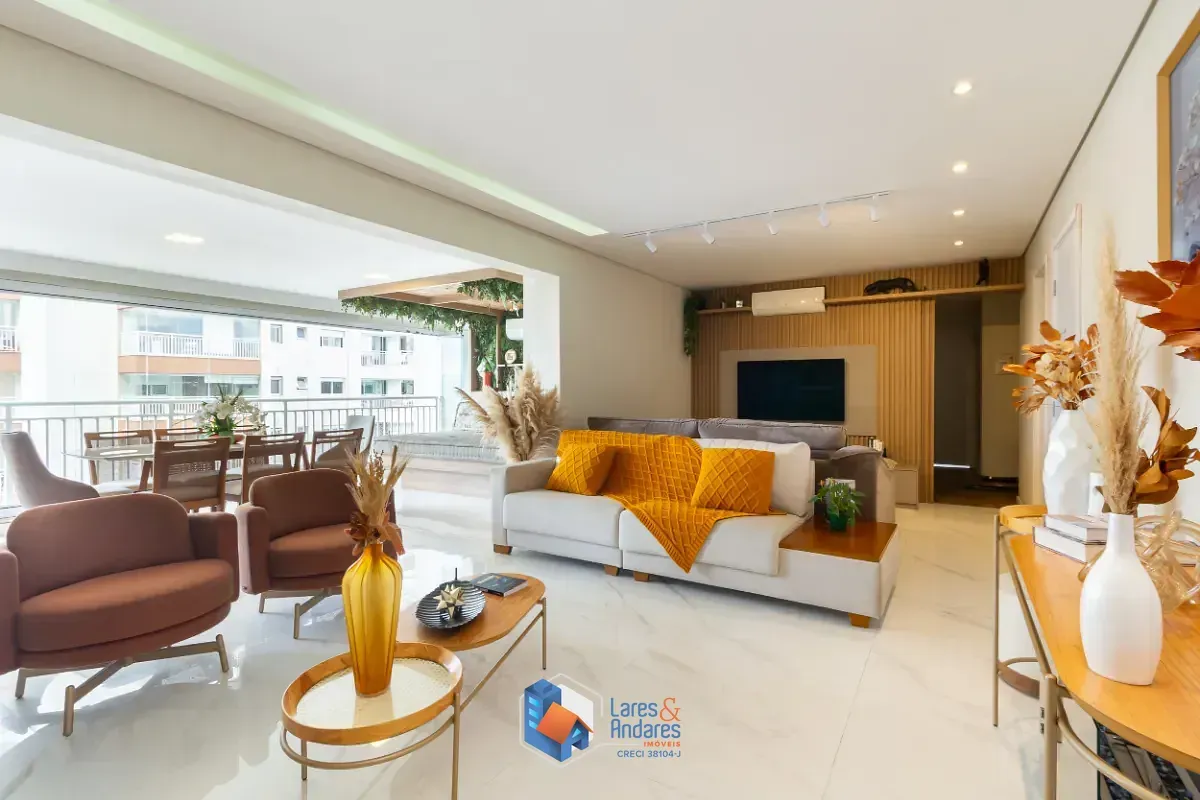 Imagem Apartamento para venda em Vila Anastácio com 3 quartos, sendo 3 suítes, 136m²