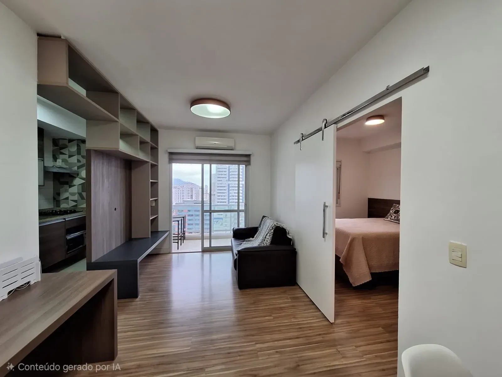 Foto do imóvel Apartamento com 1 Quarto para Alugar, 44 m² em Avenida Conselheiro Nébias, 663 - Boqueirão, Santos - SP