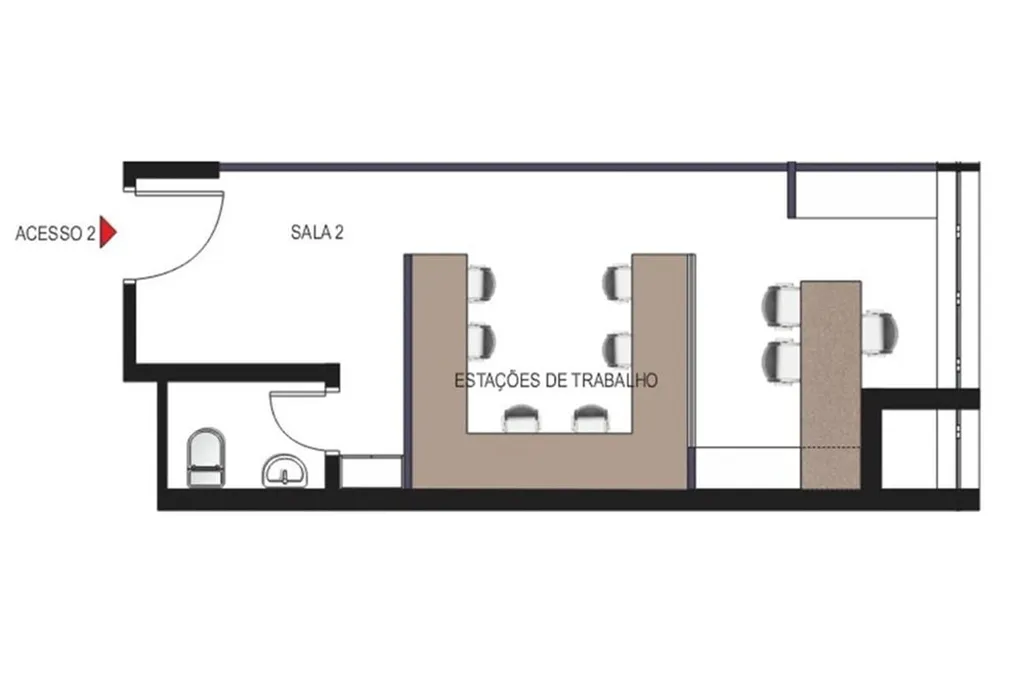 Imagem Sala Comercial em Chácara das Pedras