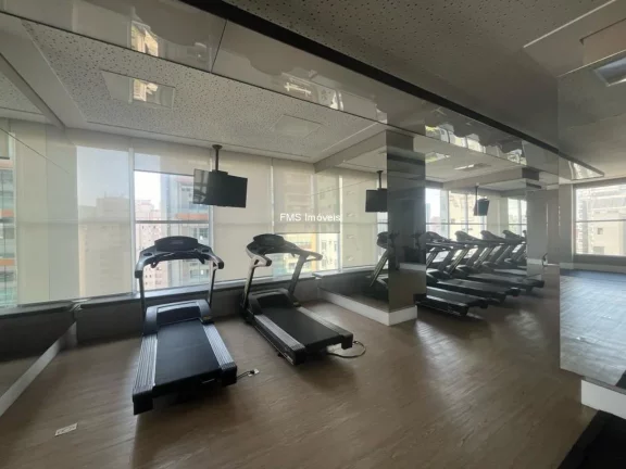 Imagem Apartamento para locação na Consolação, São Paulo - 1 quarto, 1 sala, 1 banheiro, 1 vaga de garagem - 35m²