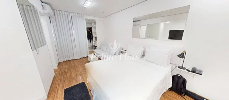 Imagem Flat disponivel para locação no Mercure Hotel, com 27m², 1 dormitório e 1 vaga de garagem