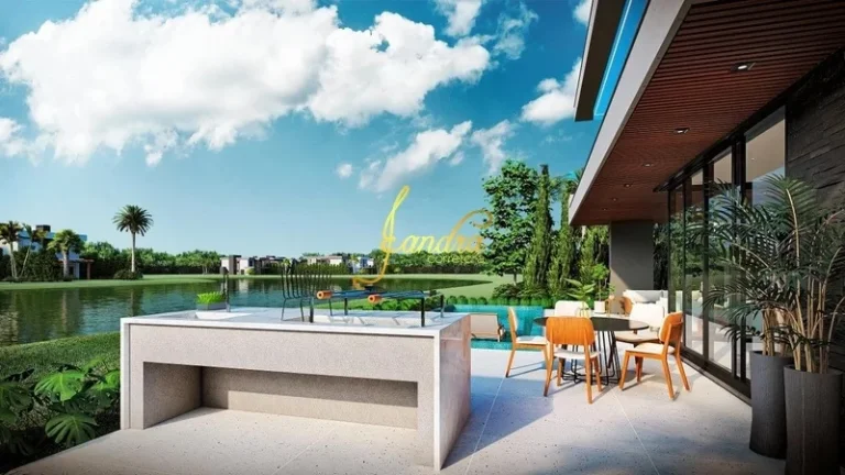 Imagem Sobrado Costa Serena, a beira do lago, condomínio beira mar com 04 suites mobiliado