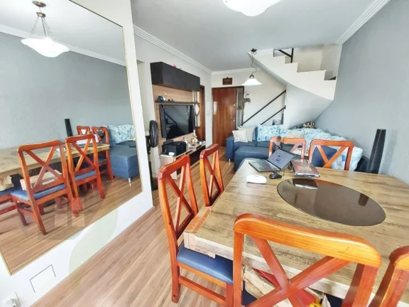 Imagem Cobertura, 2 dorms, 2 banheiros, 121 m², 1 vaga - Suisso - SBC/SP