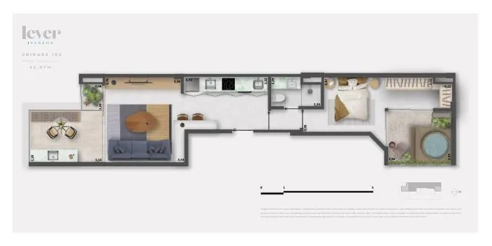 Imagem Lever Ipanema - Gardens e apartamentos tipo em Ipanema | A partir de R$ 1.550.000 | Brix | Zona Sul Lançamentos