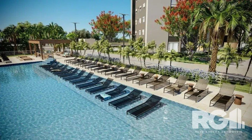 Imagem Apartamento de 2 dormitórios, suíte e espera para churrasqueira ou lareira.
