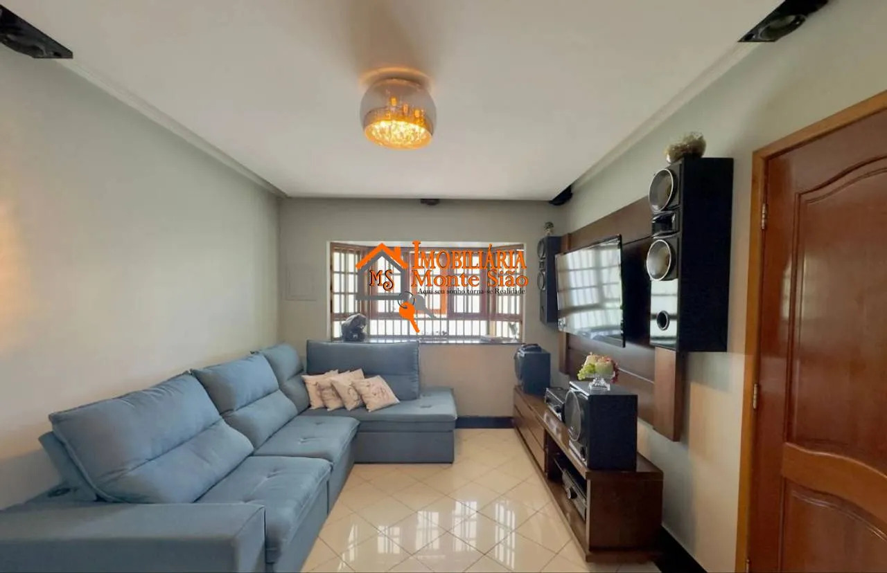 Imagem Sobrado com 4 dormitórios à venda, 167 m² por R$ 869.000,00 - Jardim Vila Galvão - Guarulhos/SP