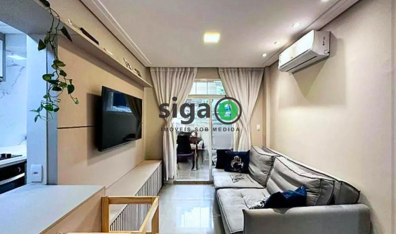 Imagem Apartamento à venda, com 68m2 e 2 dormitórios, no Brooklin.
