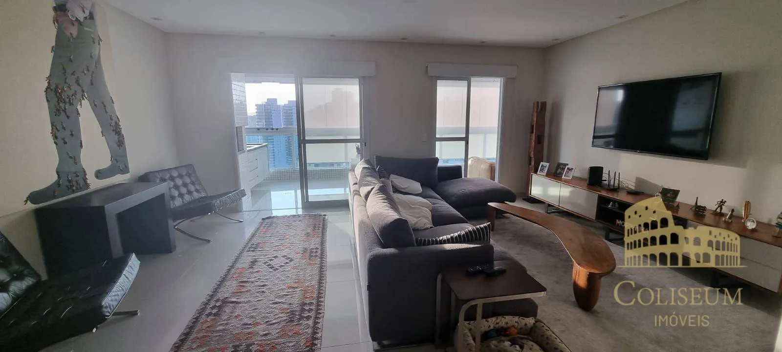 Imagem Apartamento com 3 dormitórios à venda, 156 m² por R$ 1.800.000,00 - Canto do Forte - Praia Grande/SP