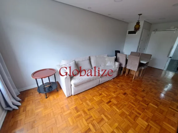 Imagem Apartamento à venda com 92m², 2 quartos, 1 suíte, dependência por R$550.000,00 no José Menino em Santos