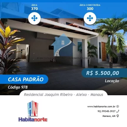 Foto do imóvel CASA NO RESIDENCIAL JOAQUIM RIBEIRO - ALEIXO