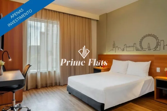 Foto do imóvel Flat disponível para venda no Ibis Styles São Paulo Centro, com 18m², 1 dormitório e 1 vaga em Avenida Senador Queiros