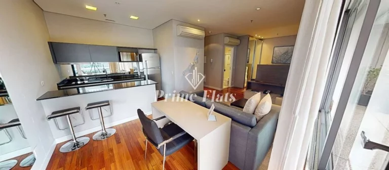 Imagem Flat disponível para locação no FL Residence, com 42m², 1 dormitório e 1 vaga de garagem
