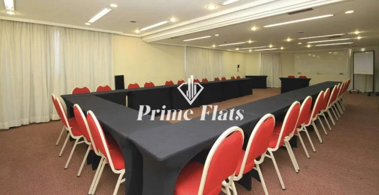 Imagem Flat disponível para venda no Hotel Bienal Suítes, com 28m², 1 dormitório e 1 vaga de garagem