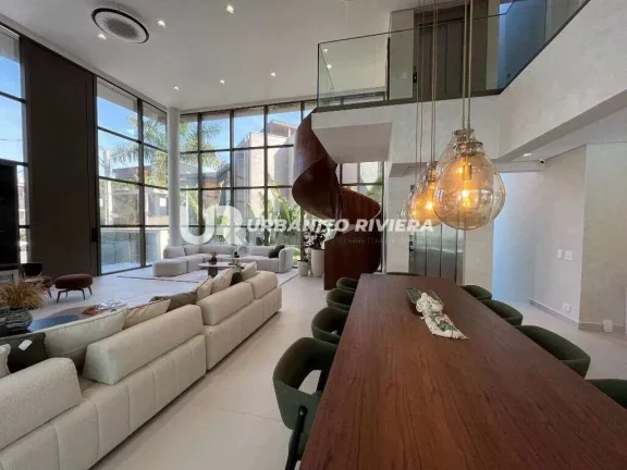 Imagem Casa nova de 626 m2 na Riviera de São Lourenço com 7 suítes, subsolo e energia solar