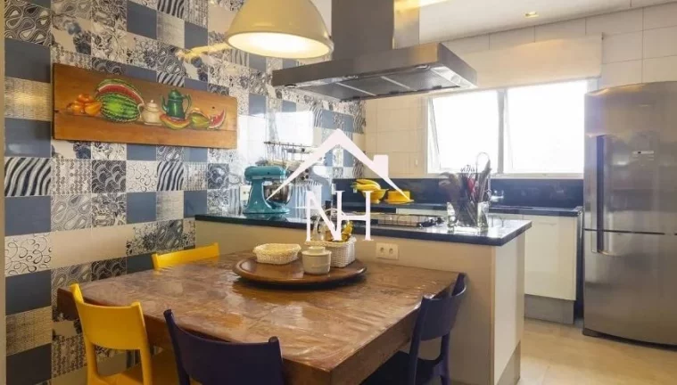 Imagem Linda Cobertura de 404m c/ 5 suítes, terraço gourmet, 5 vagas, home office, jacuzzi, pé direito duplo e uma vista exuberante de SP