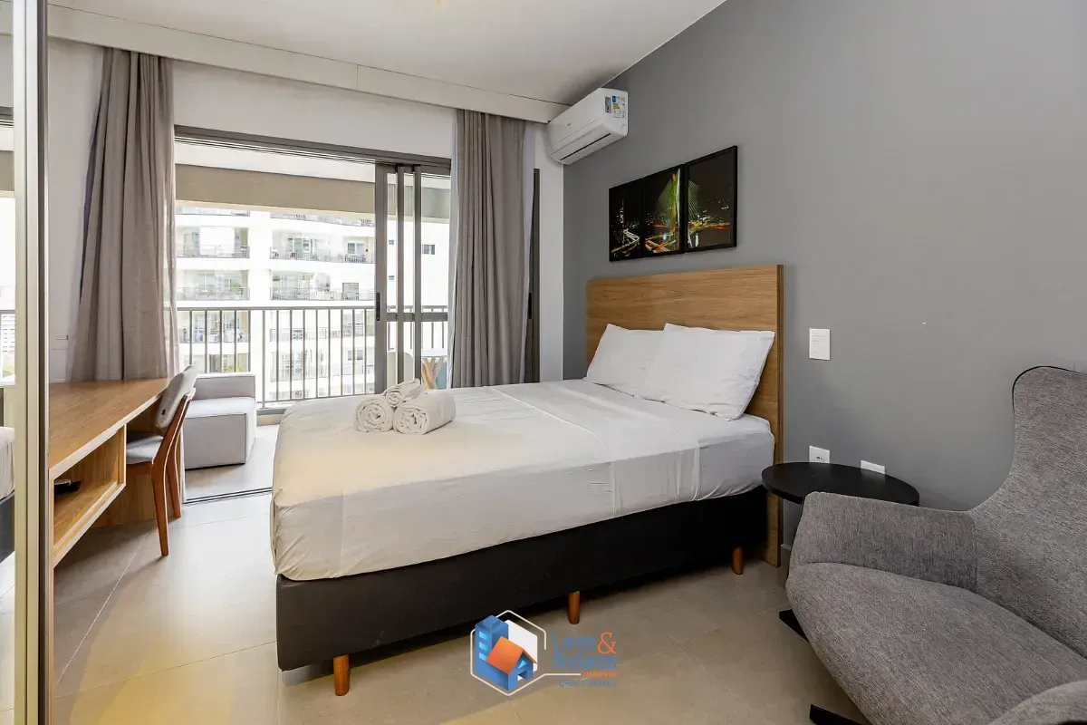 Imagem Studio para venda em Indianópolis com 1 quarto, 26m²