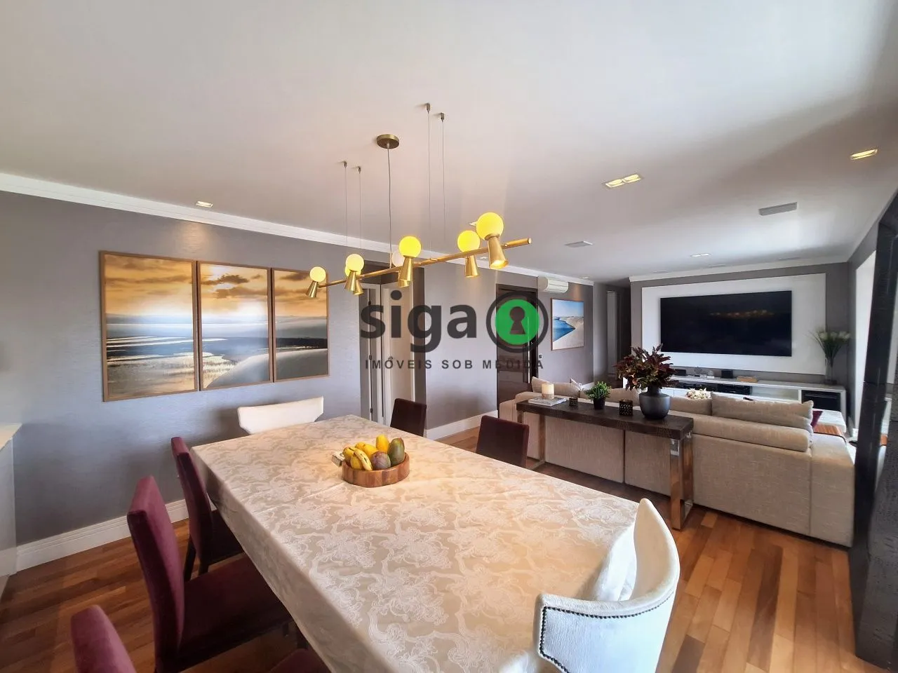 Imagem Apartamento à venda de 171 m² com 3 suítes, 3 vagas e lazer completo no Cristais da Terra