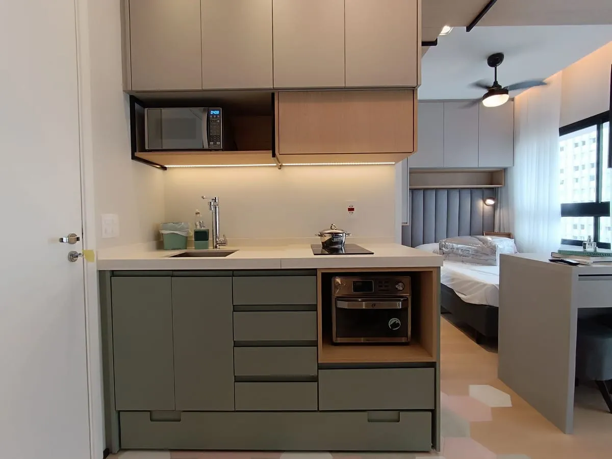 Imagem Apartamento com 1 Quarto para alugar, 23m² - Pinheiros
