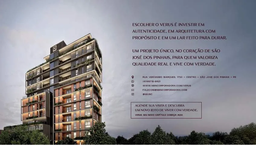 Imagem Loft para Venda em São José dos Pinhais, Centro, 1 dormitório, 1 banheiro