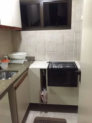 Imagem Flat disponível para locação no Flat London Residence Service no Jardim Paulista, com 45m², 1 dormitório e 1 vaga de garagem